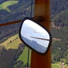 Flugwegposition um 15:32:56: Aufgenommen in der Nähe von Hafning bei Trofaiach, Österreich in 2508 Meter